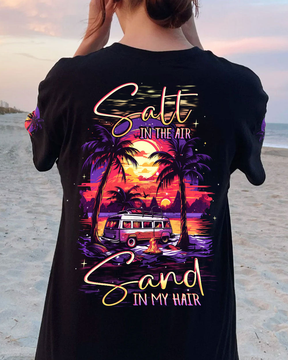BLISSCORNERS SALT IN THE AIR SAND IN MY HAIR ALL OVER PRINT