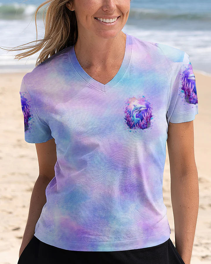 BLISSCORNERS SALTWATER HEALS EVERYTHING DOLPHIN ALL OVER PRINT 1