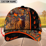 Blisscorners Premium Unique New Deer Hunting Camouflage Pattern Multicolor Personalized Name 3D Cap