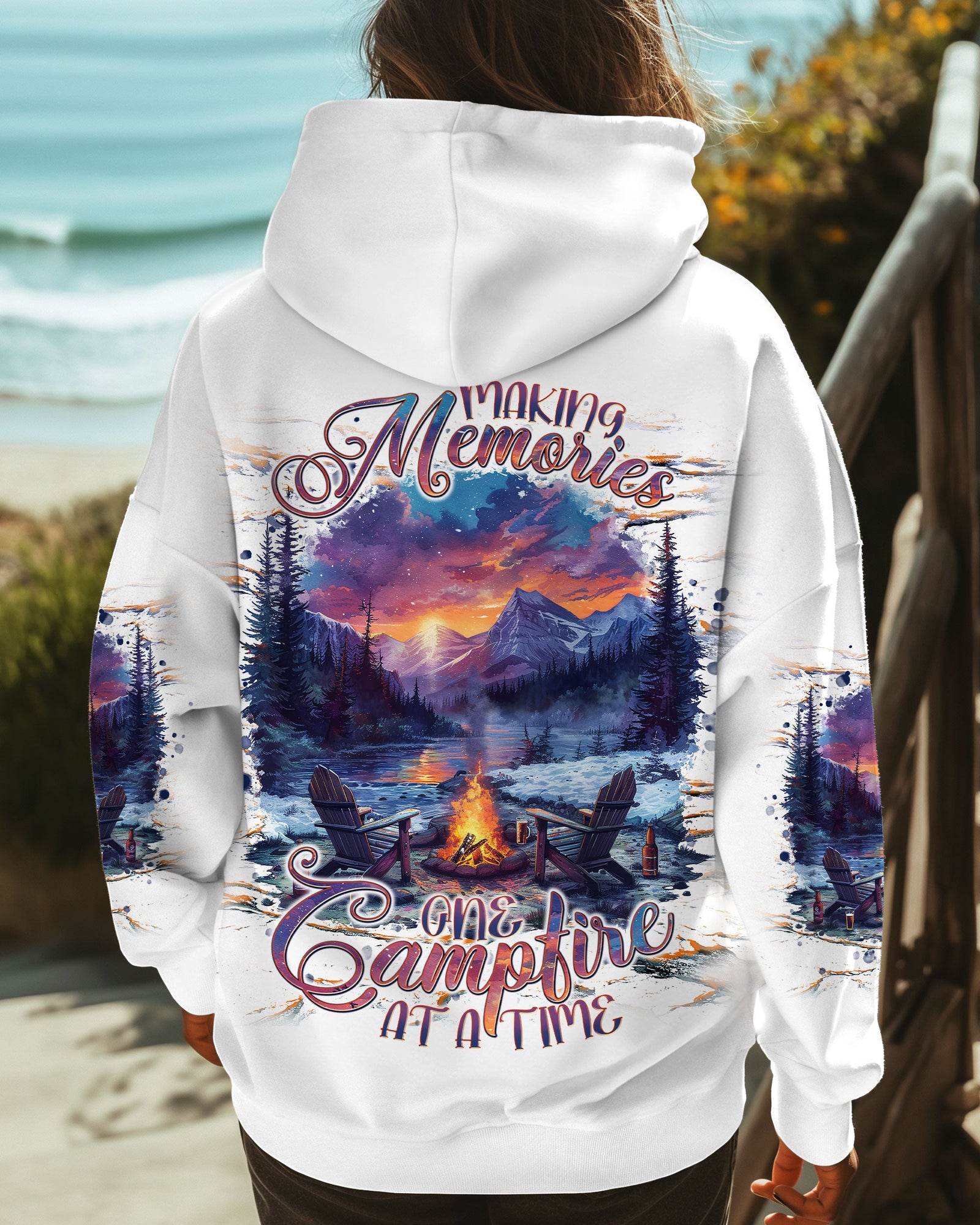 BLISSCORNERS MAKING MEMORIES ONE CAMPFIRE AT A TIME ALL OVER PRINT