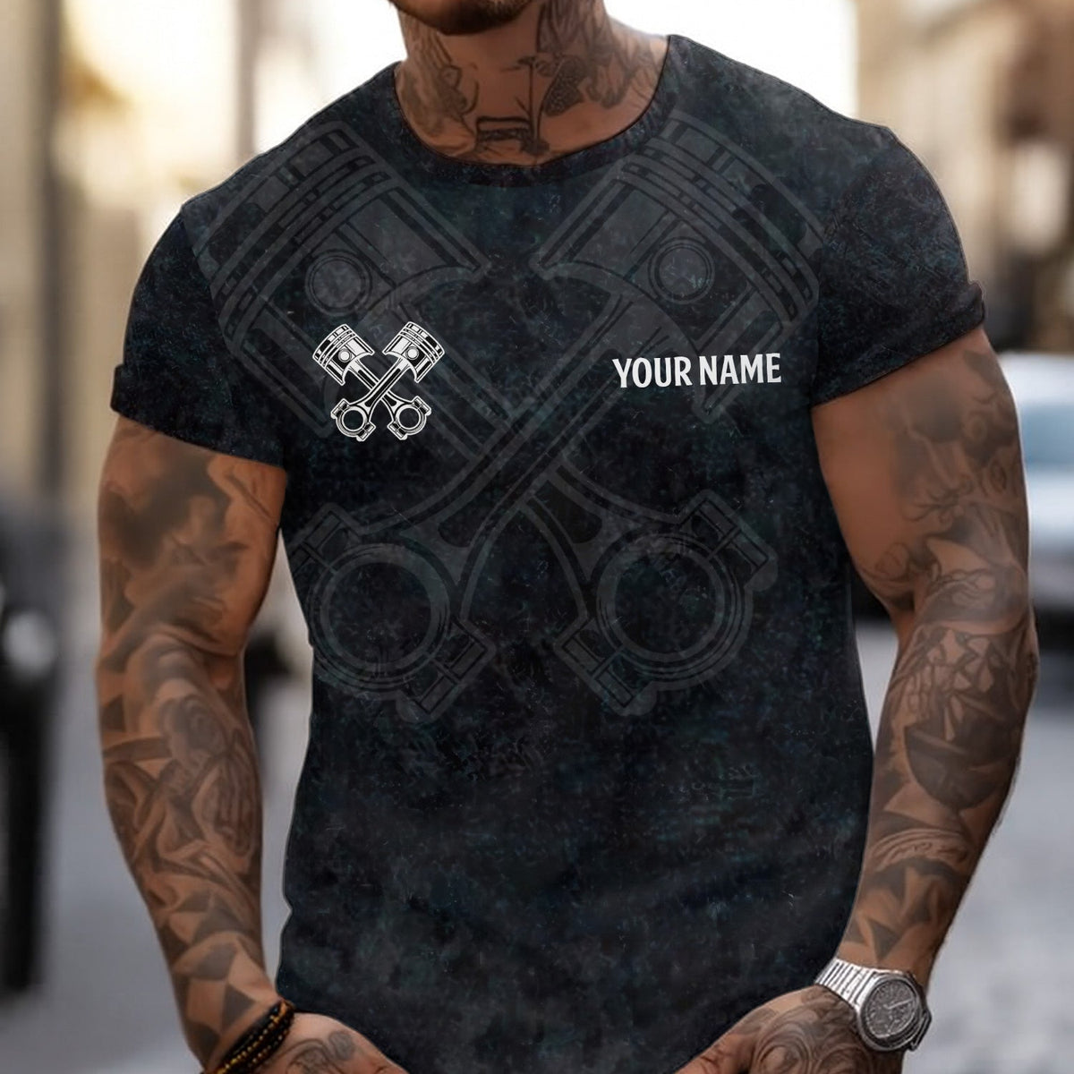 Blisscorners Custom Mechanic Shirt, Bolt to My Nut & Spark to My Plug, Personalized Engine Life Shirt, Unique Gift for Mechanics