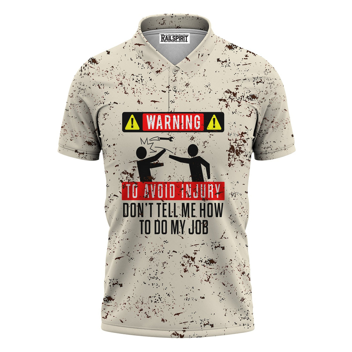 Blisscorners Funny Mechanic Shirt for Men, Warning To Avoid Injury Don’t Tell Me How to Do My Job T-Shirt, Work Humor Novelty Shirt