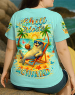 BLISSCORNERS CHILL MODE ACTIVATED SEAL ALL OVER PRINT