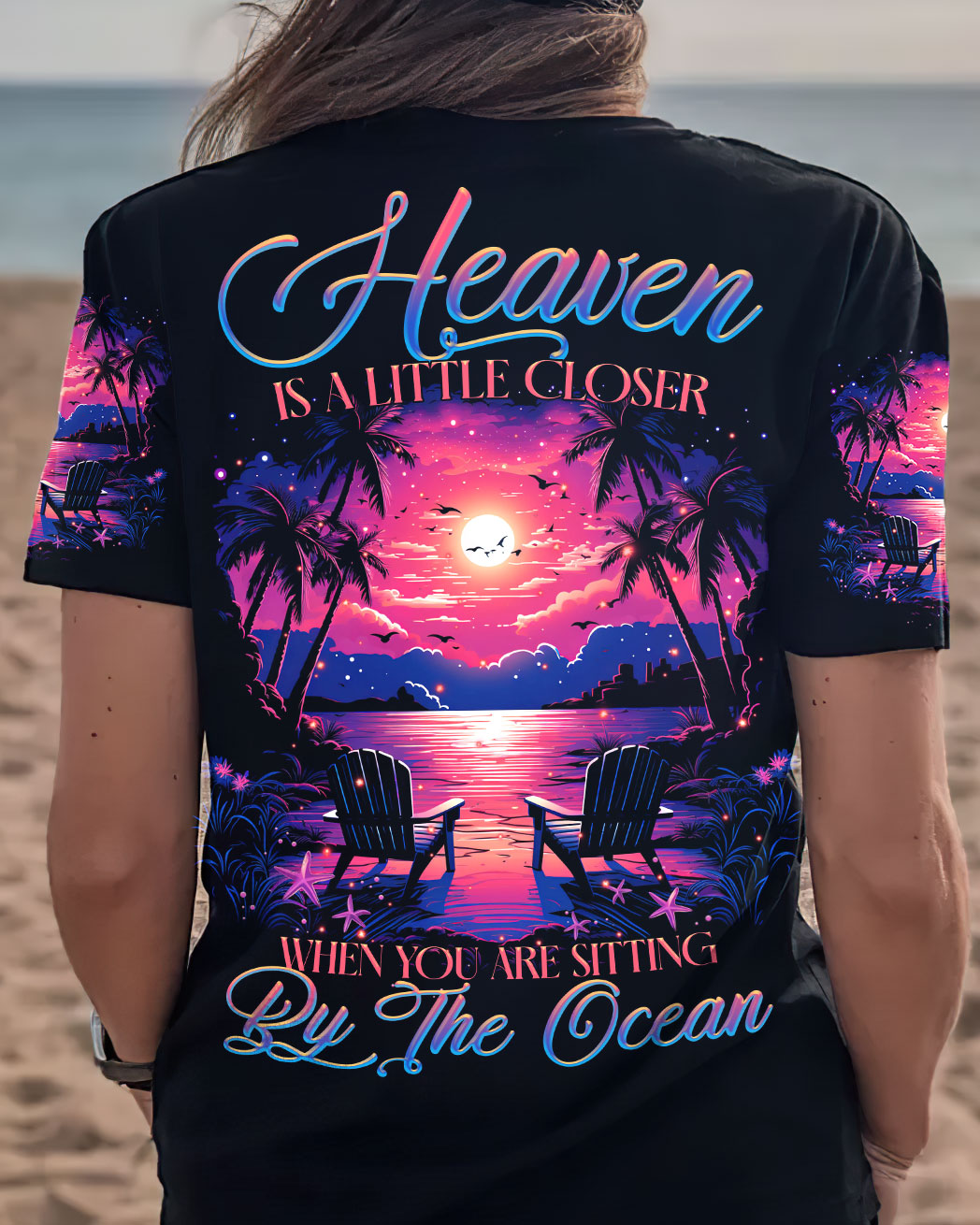 BLISSCORNERS SITTING BY THE OCEAN ALL OVER PRINT