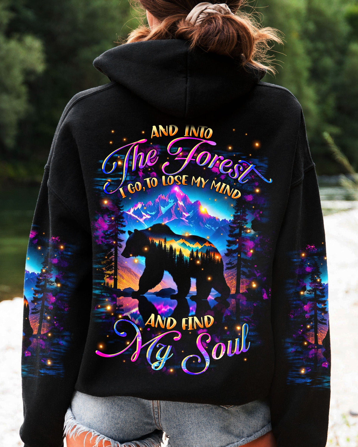 BLISSCORNERS AND INTO THE FOREST I GO BEAR ALL OVER PRINT