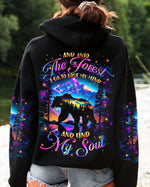 BLISSCORNERS AND INTO THE FOREST I GO BEAR ALL OVER PRINT