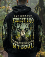 BLISSCORNERS AND INTO THE FOREST I GO DEER ALL OVER PRINT