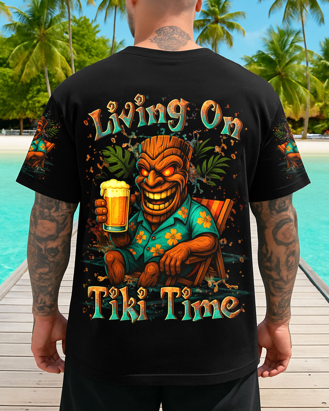 BLISSCORNERS LIVING ON TIKI TIME ALL OVER PRINT