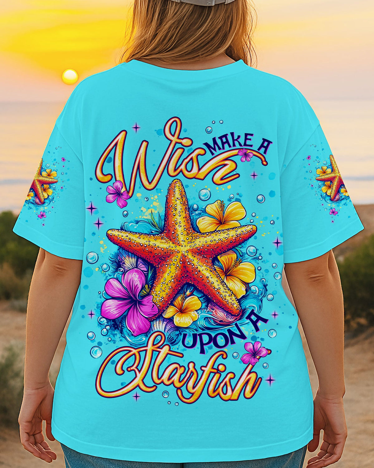 BLISSCORNERS MAKE A WISH UPON A STARFISH ALL OVER PRINT