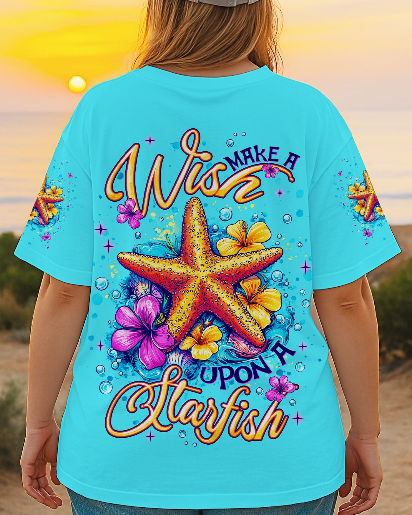 BLISSCORNERS MAKE A WISH UPON A STARFISH ALL OVER PRINT