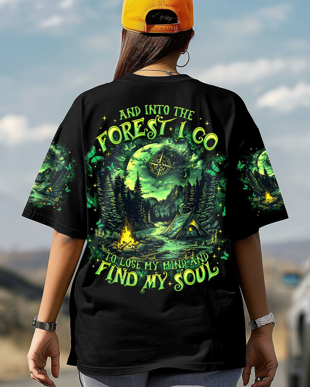 BLISSCORNERS AND INTO THE FOREST I GO ALL OVER PRINT