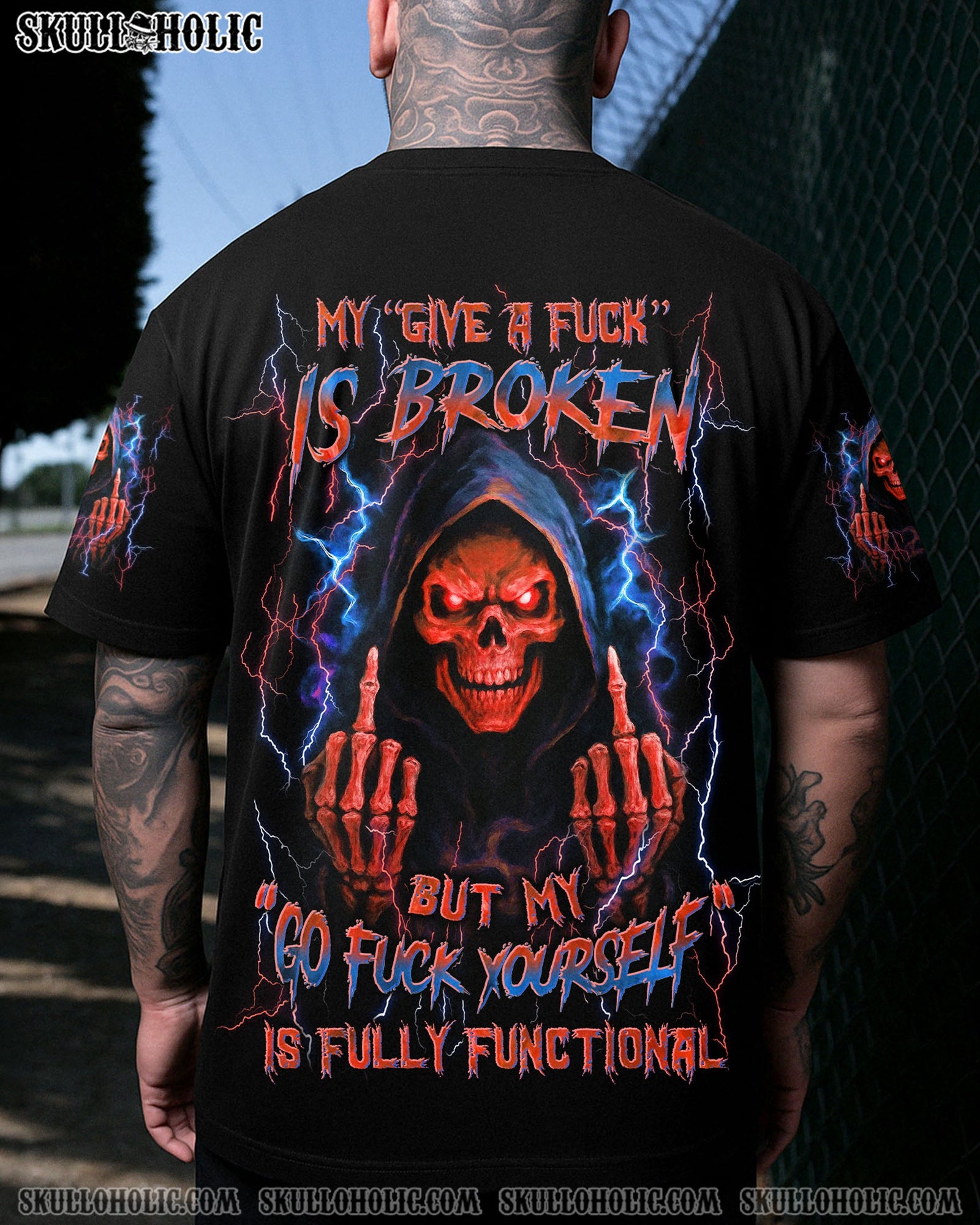 BLISSCORNERS MY GIVE A F IS BROKEN ALL OVER PRINT
