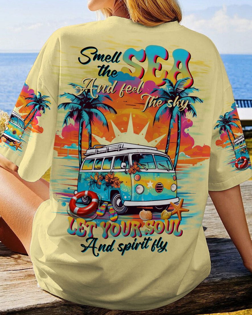 BLISSCORNERS SMELL THE SEA AND FEEL THE SKY ALL OVER PRINT