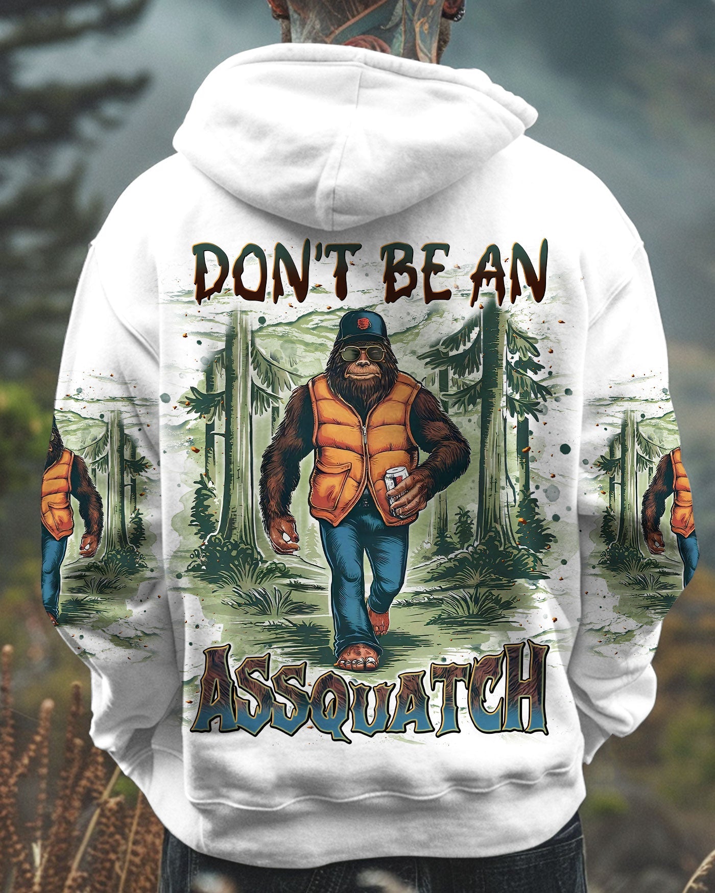BLISSCORNERS DON'T BE AN A BIGFOOT ALL OVER PRINT