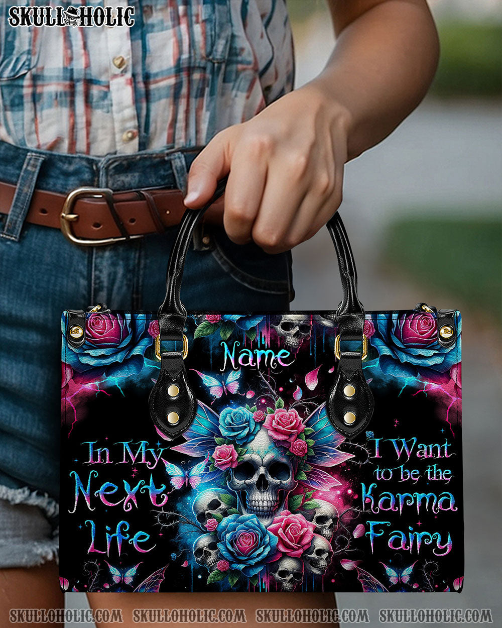BLISSCORNERS KARMA FAIRY LEATHER HANDBAG