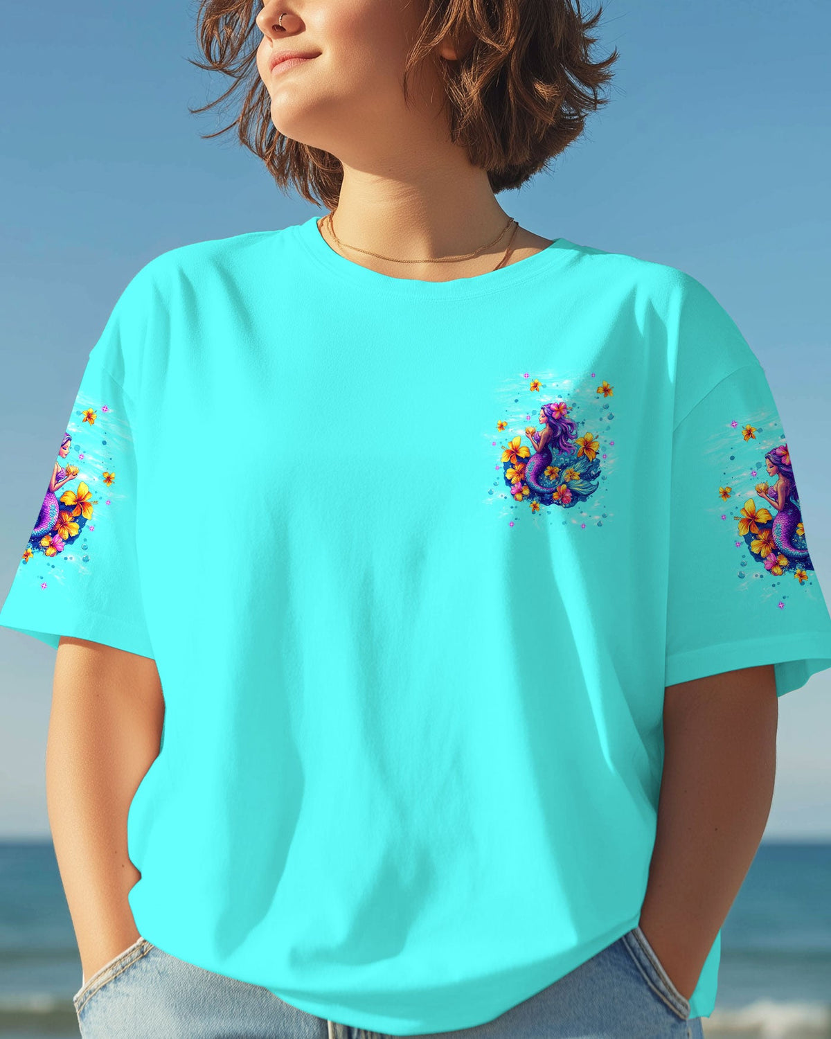 BLISSCORNERS SALTY BUT SWEET MERMAID ALL OVER PRINT