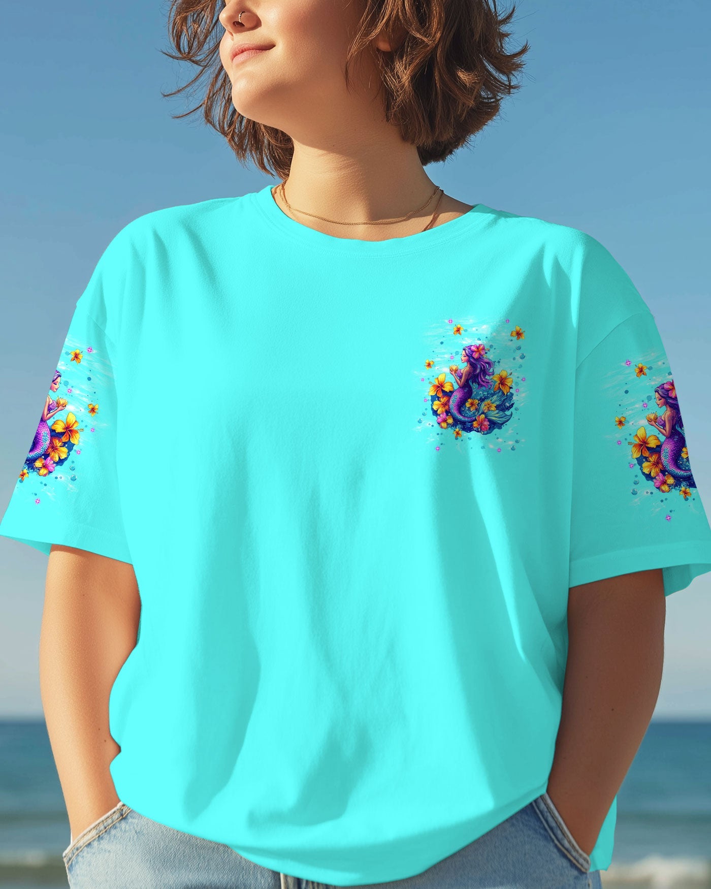 BLISSCORNERS SALTY BUT SWEET MERMAID ALL OVER PRINT