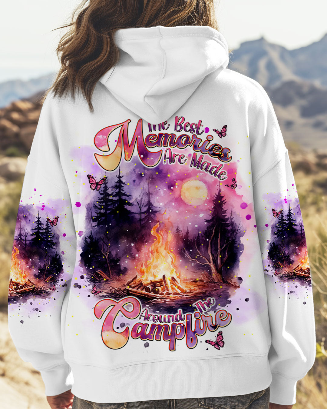 BLISSCORNERS THE BEST MEMORIES ARE MADE AROUND THE CAMPFIRE ALL OVER PRINT