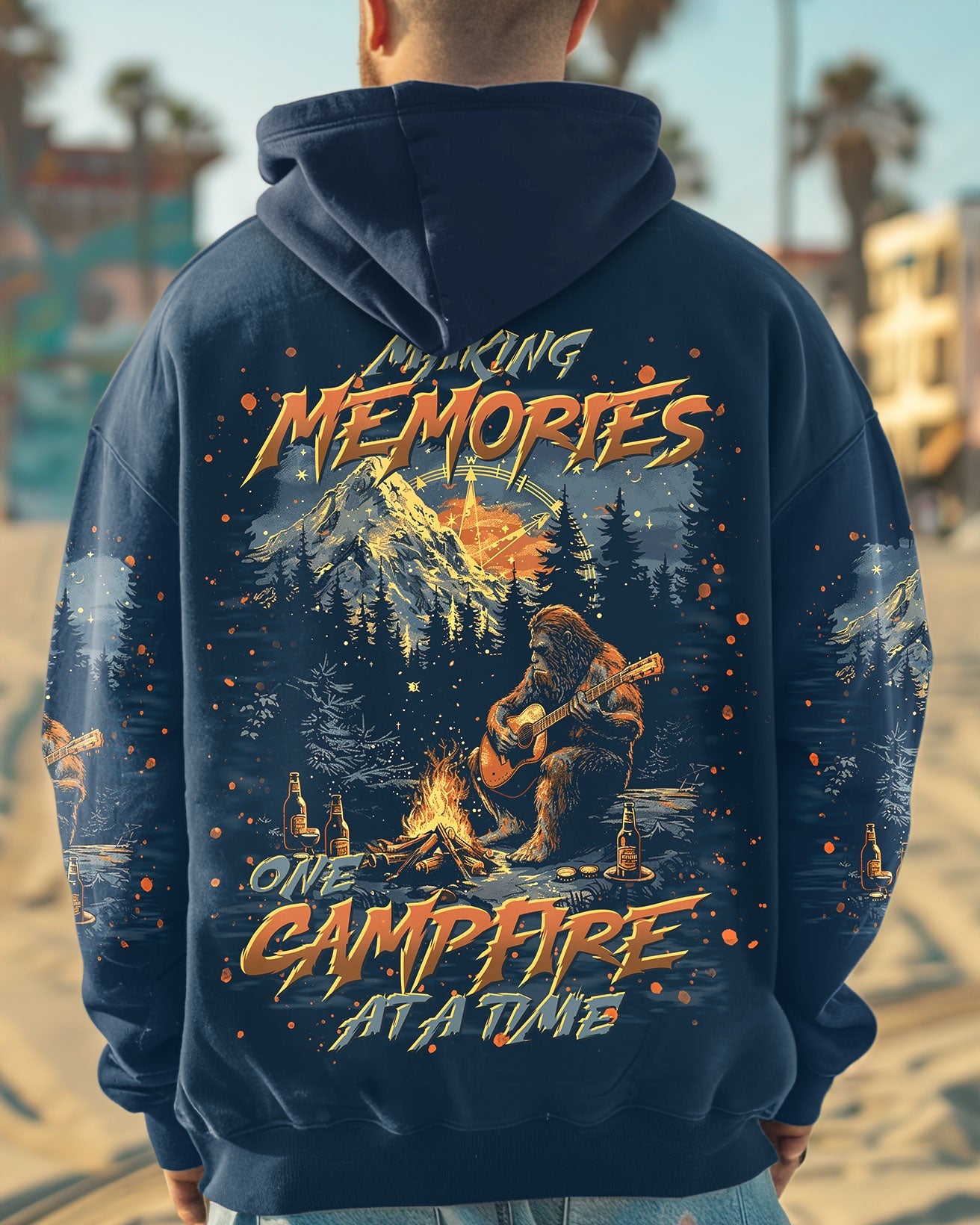 BLISSCORNERS MAKING MEMORIES ONE CAMPFIRE AT A TIME BIGFOOT ALL OVER PRINT