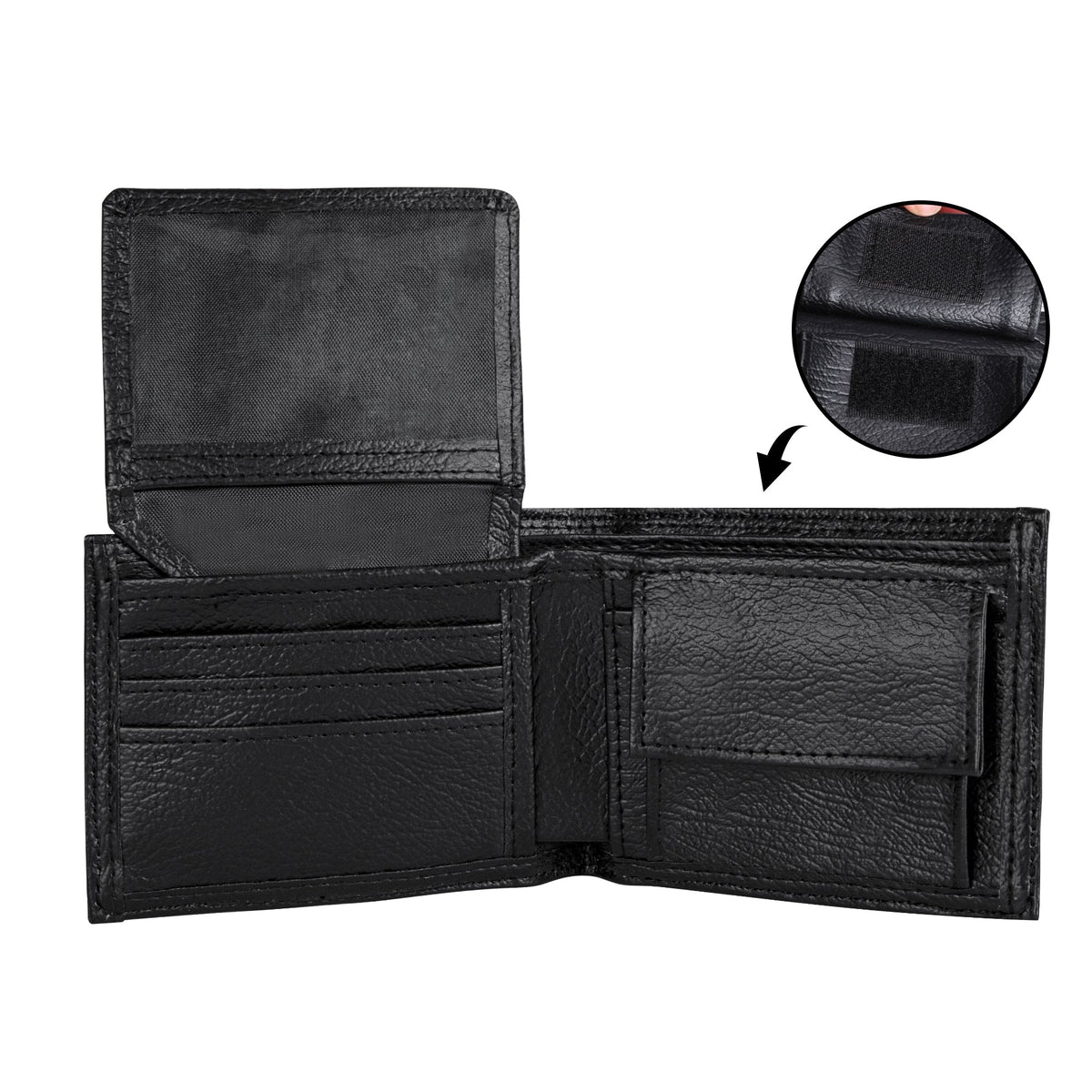 BLISSCORNERS AND INTO THE FOREST I GO BIGFOOT LEATHER WALLET