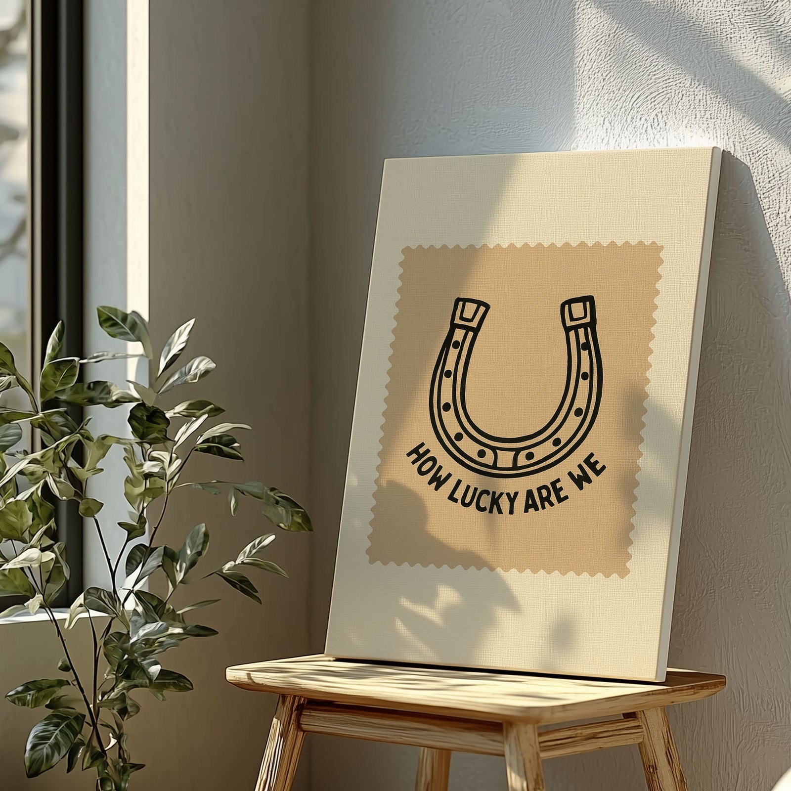 Blisscorners Horse shoe Wall Art Decor for Living Room LM2611