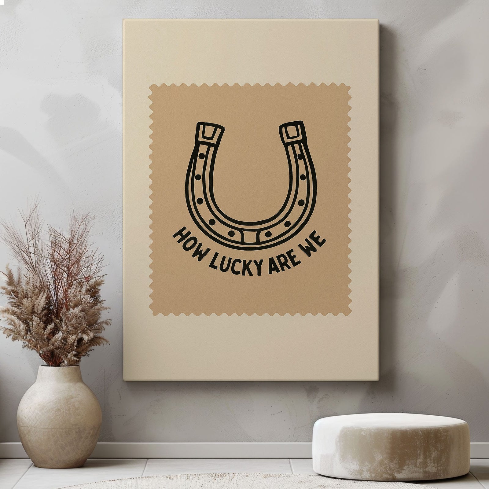 Blisscorners Horse shoe Wall Art Decor for Living Room LM2611