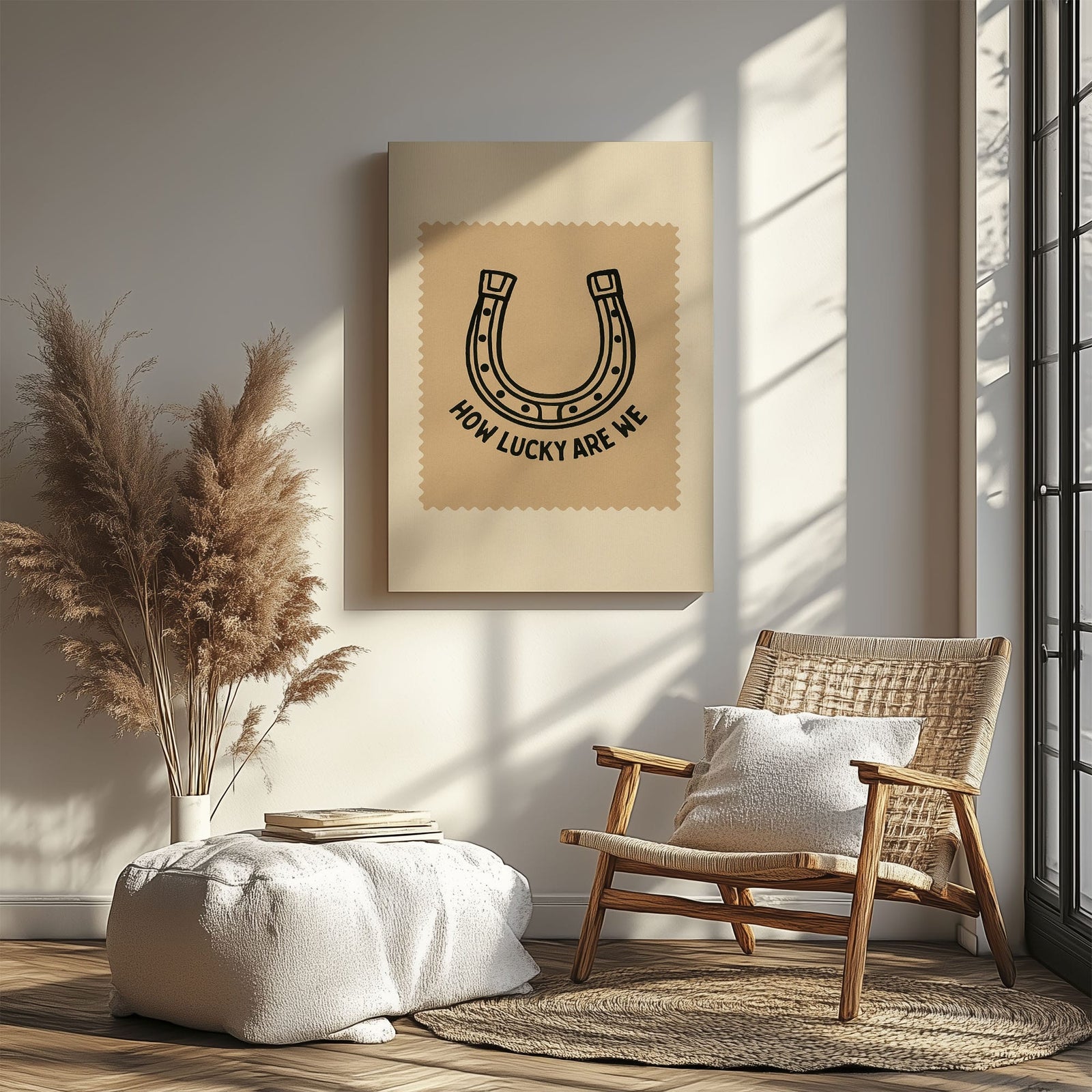 Blisscorners Horse shoe Wall Art Decor for Living Room LM2611