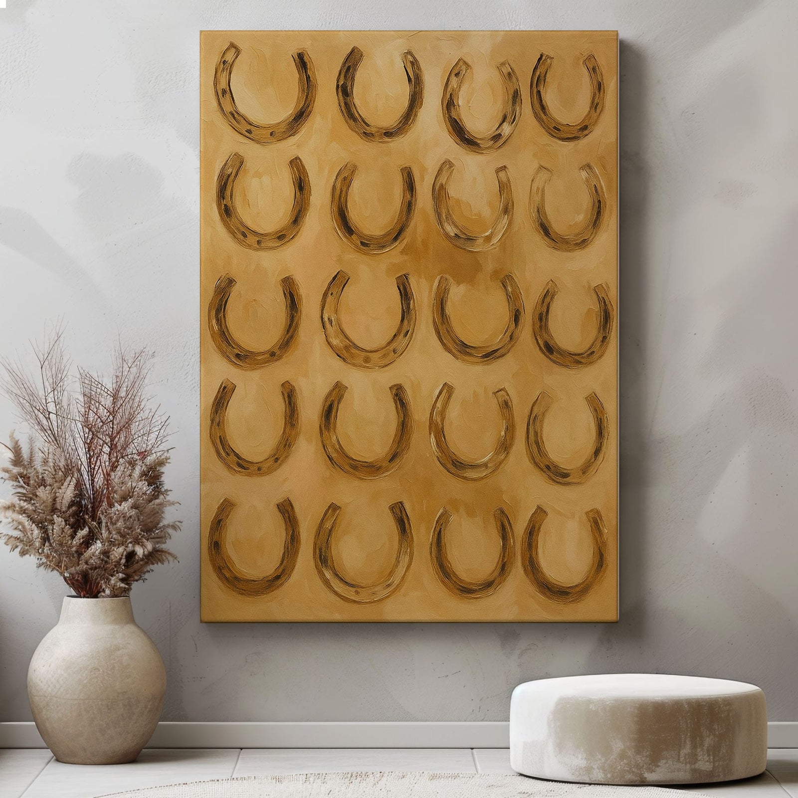Blisscorners Lucky Horseshoes Wall Art Decor for Living Room LM2611