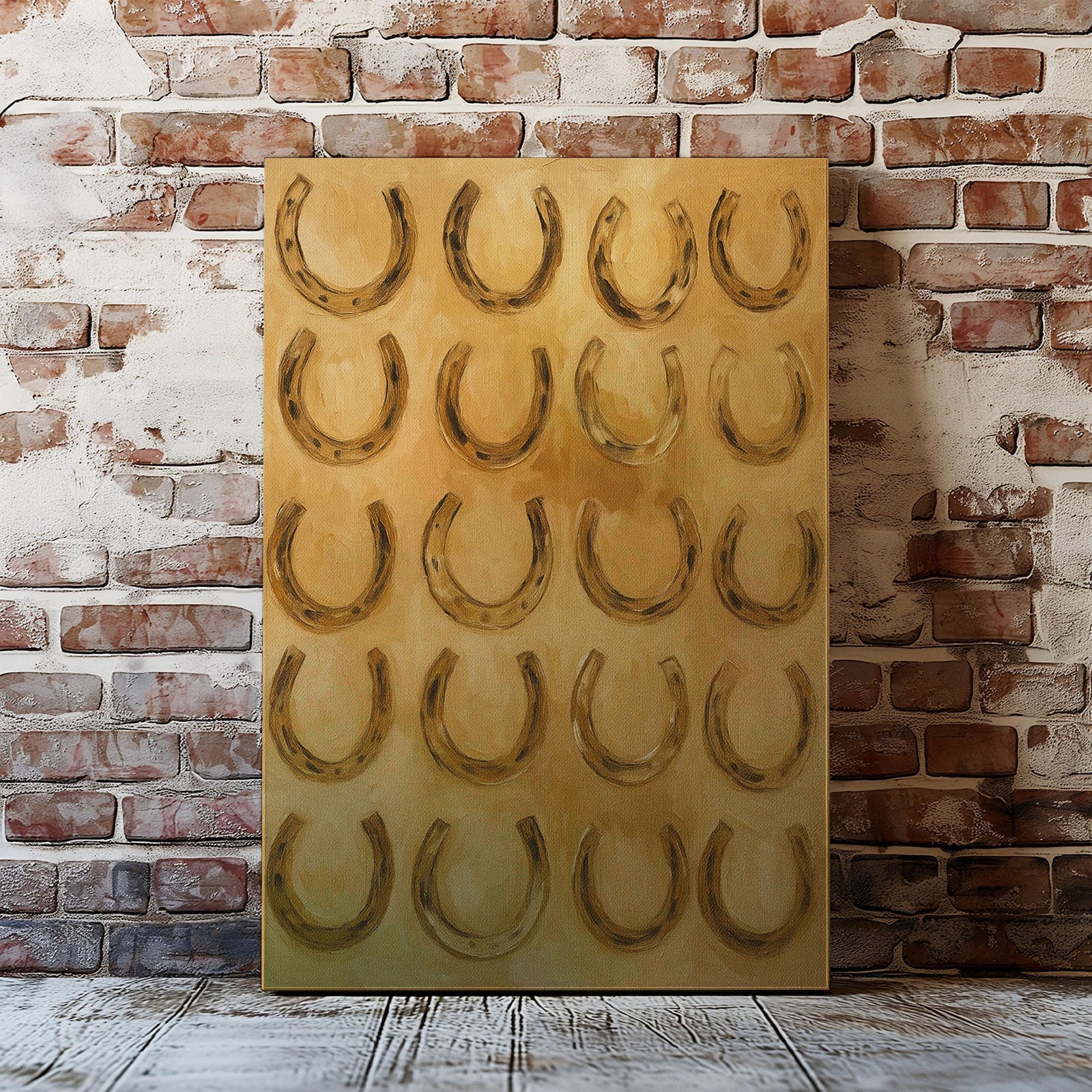 Blisscorners Lucky Horseshoes Wall Art Decor for Living Room LM2611