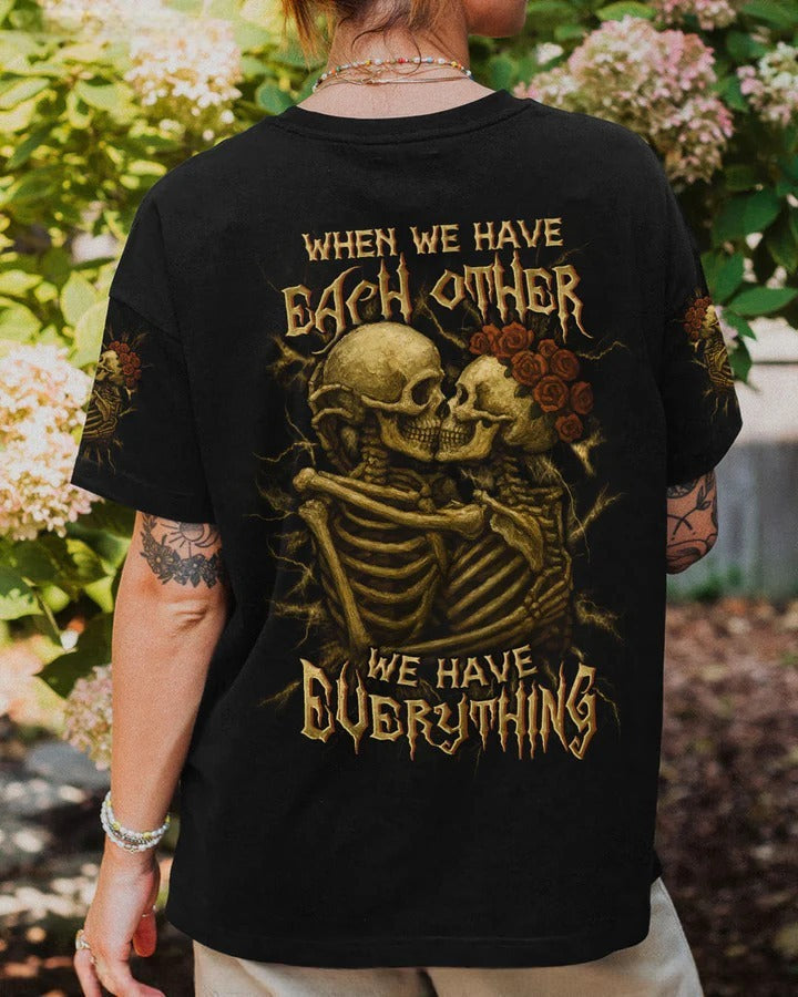 BLISSCORNERS WHEN WE HAVE EACH OTHER COUPLE ALL OVER PRINT