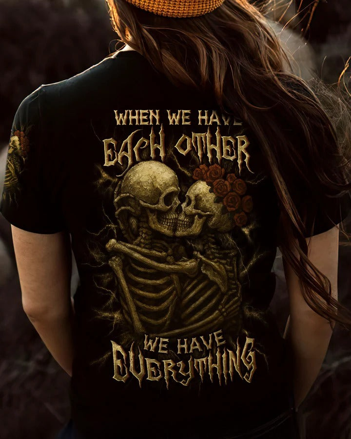 BLISSCORNERS WHEN WE HAVE EACH OTHER COUPLE ALL OVER PRINT