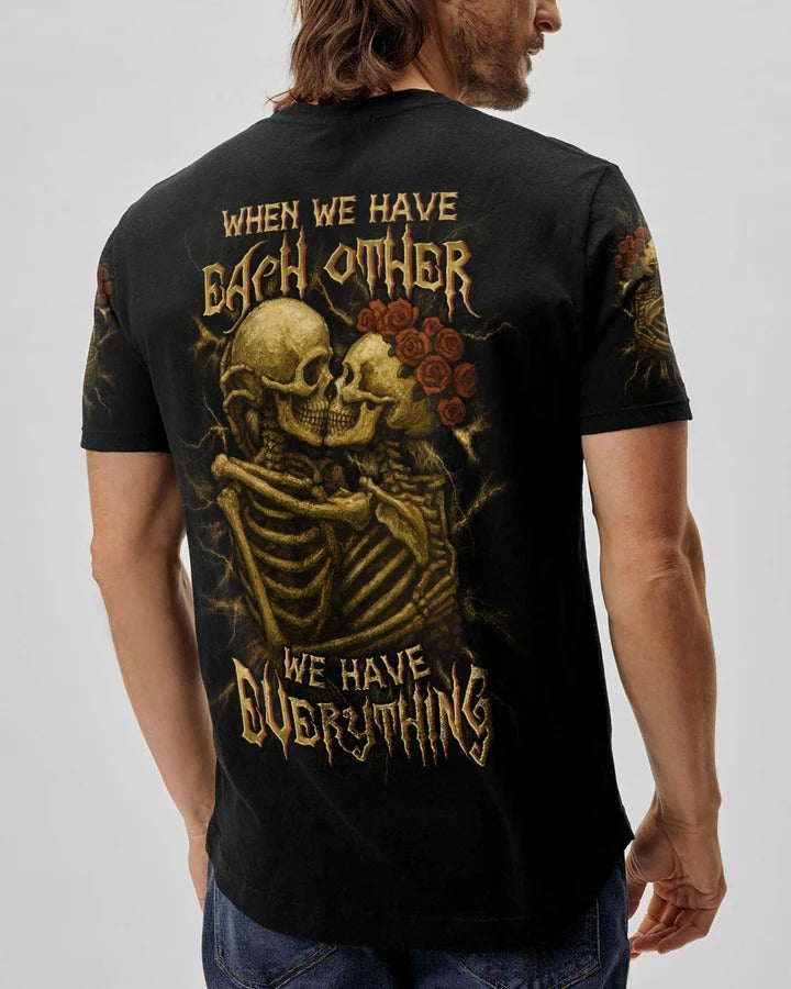 BLISSCORNERS WHEN WE HAVE EACH OTHER COUPLE ALL OVER PRINT