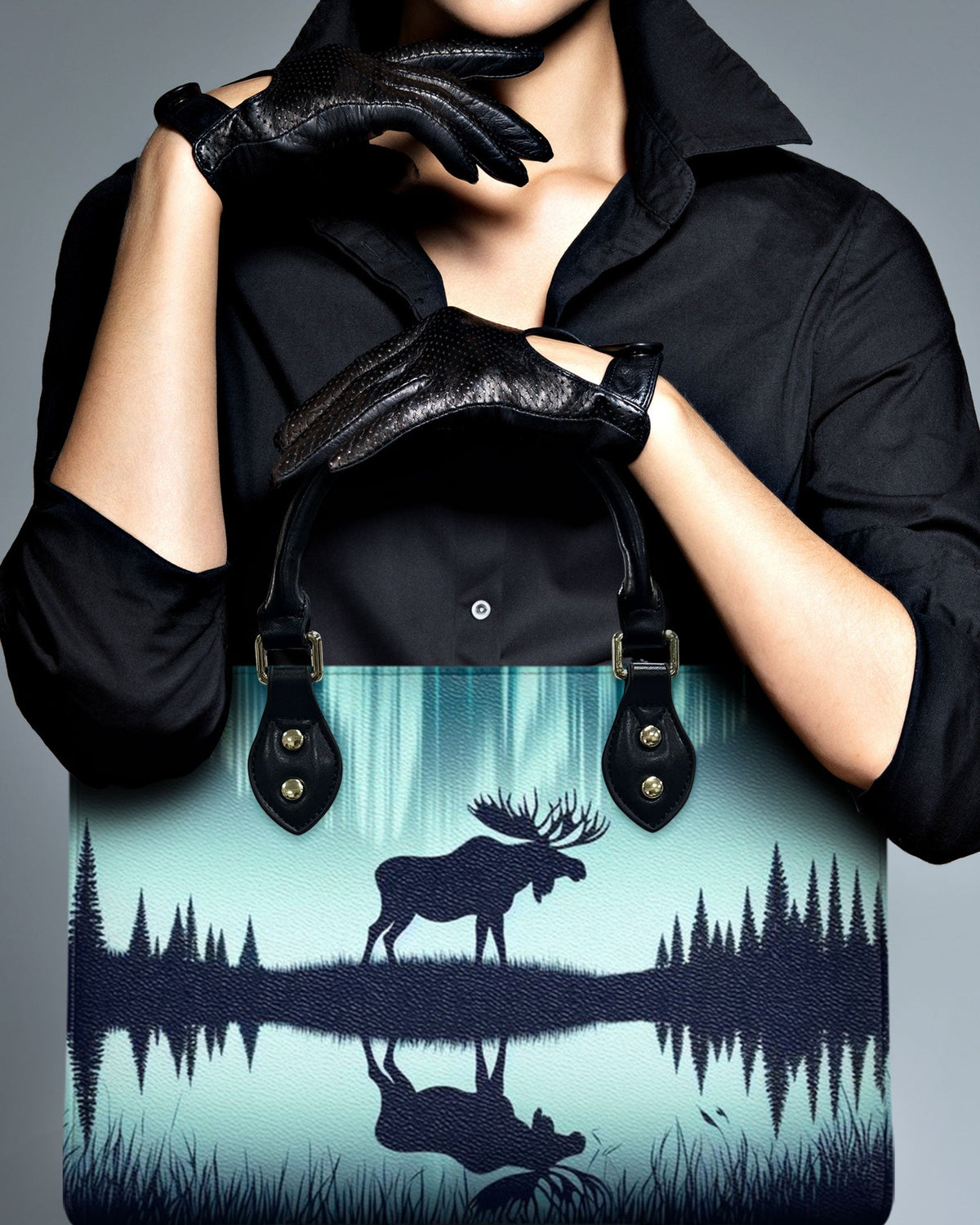 BLISSCORNERS DEER NATURE LEATHER HANDBAG