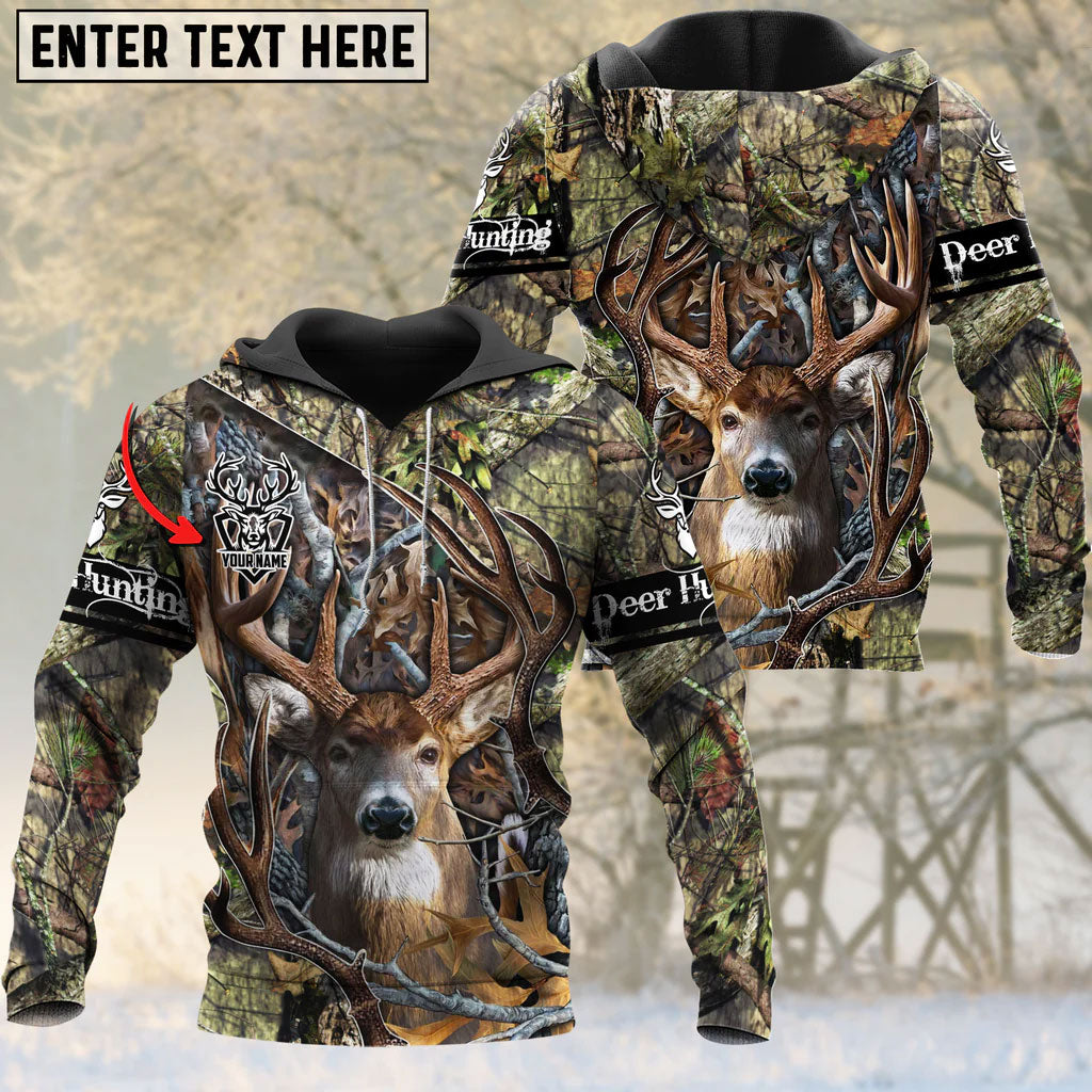 Blisscorners Deer Hunting Personalized Name 3D Shirts
