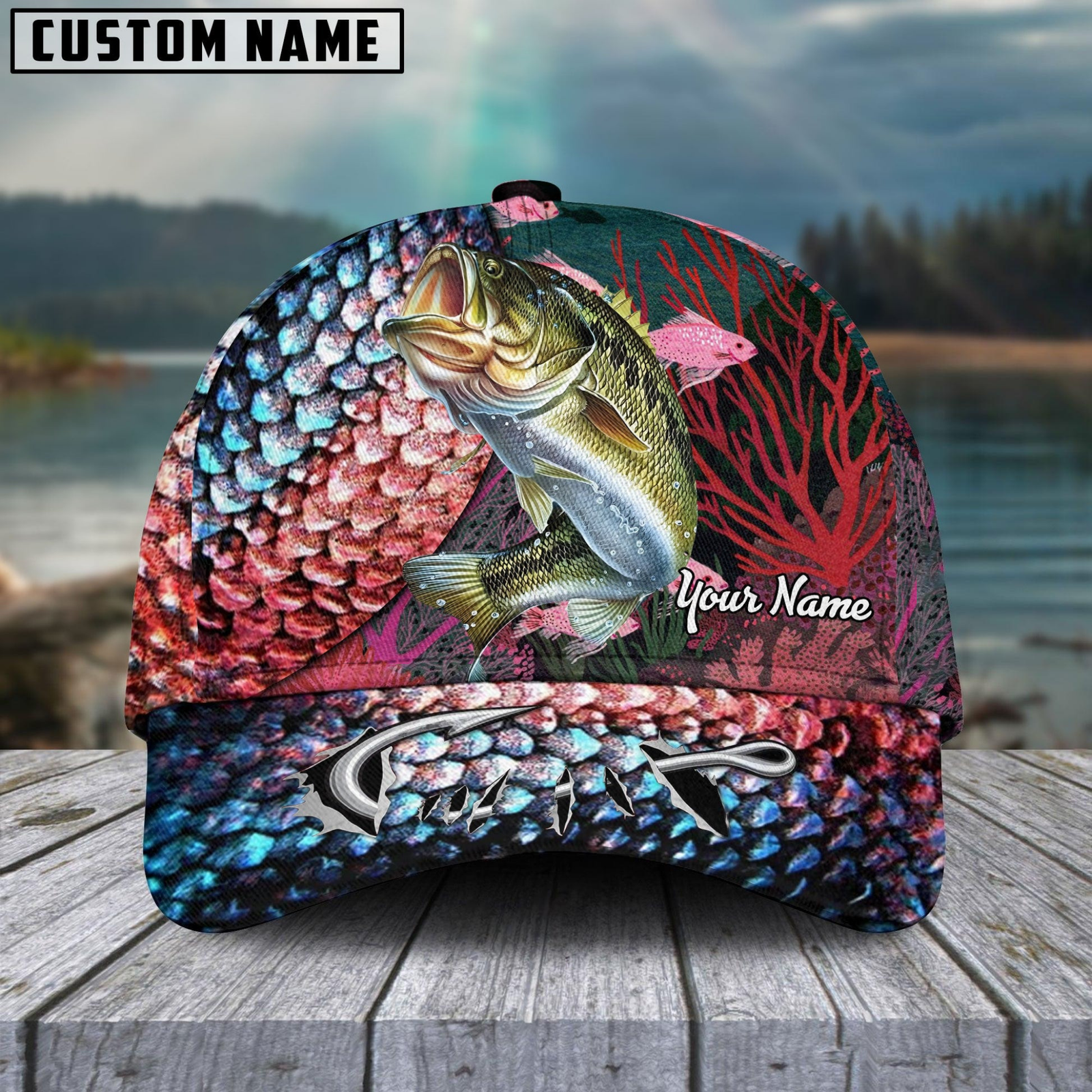 Fishing 3D Cap