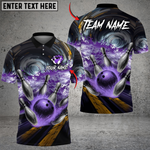 Blisscorners Bowling Drift Paint Splash Multicolor Customized Name, Team Name 3D Shirts