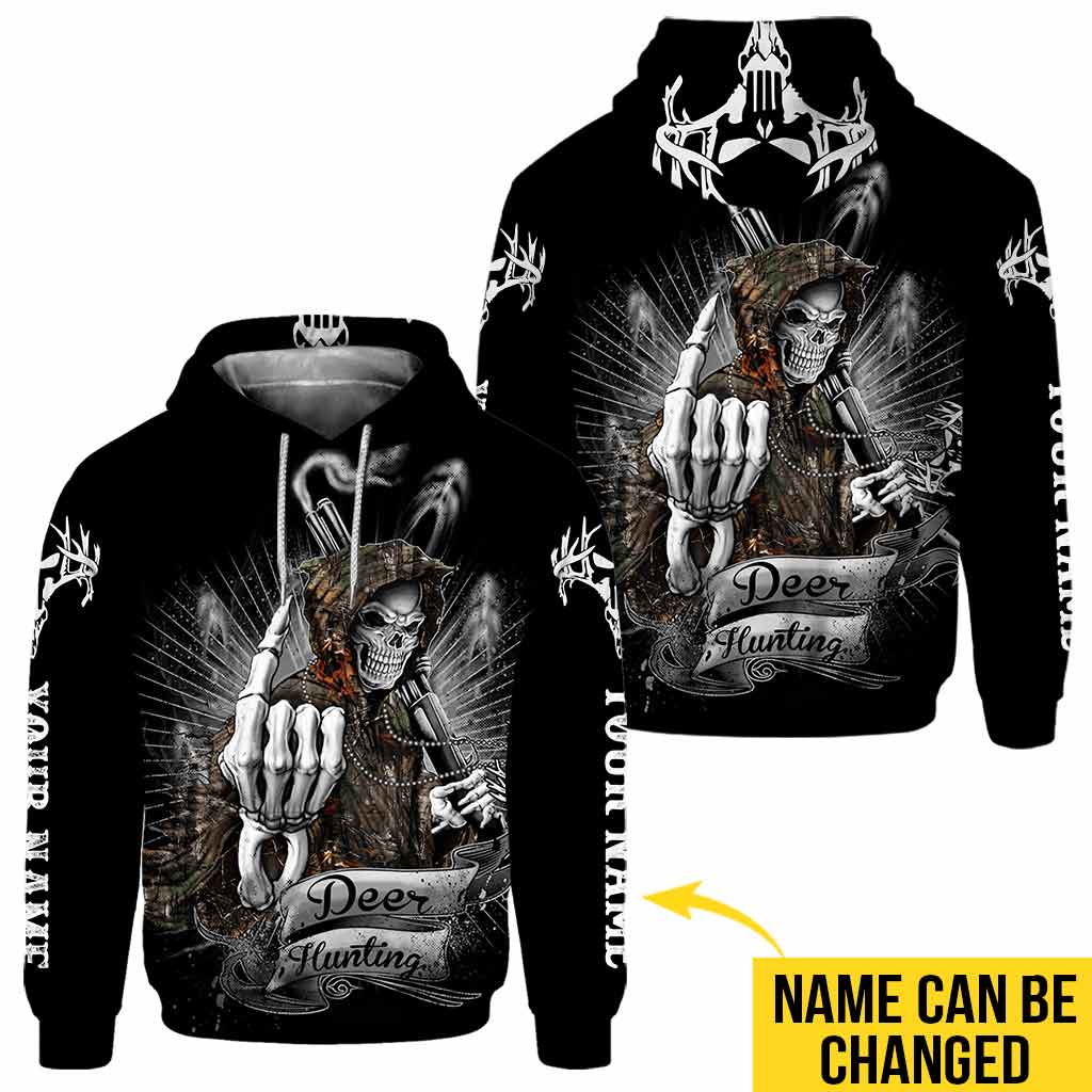 Blisscorners Deer Hunting, Personalized Hunting All Over Shirt, Personalized 3D Hoodie For Hunting Lover