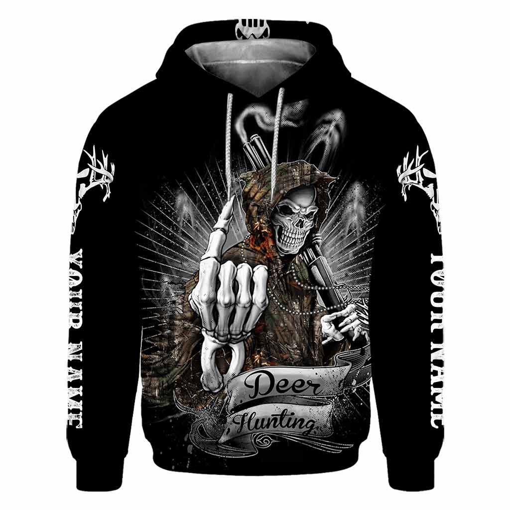 Blisscorners Deer Hunting, Personalized Hunting All Over Shirt, Personalized 3D Hoodie For Hunting Lover