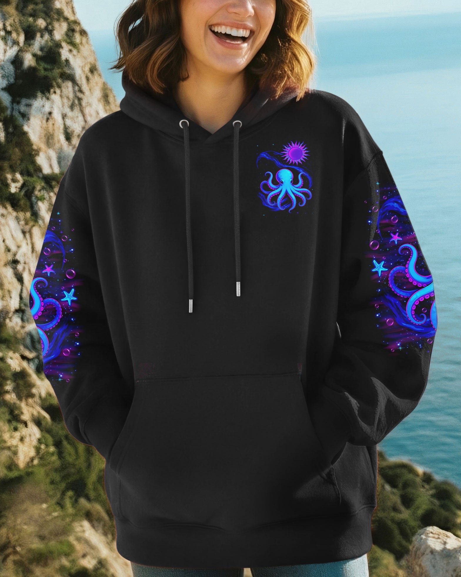 BLISSCORNERS SALTWATER HEALS EVERYTHING OCTOPUS ALL OVER PRINT