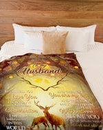 Blisscorners Hunting To My Husband I Tell You I Love You Blanket PT