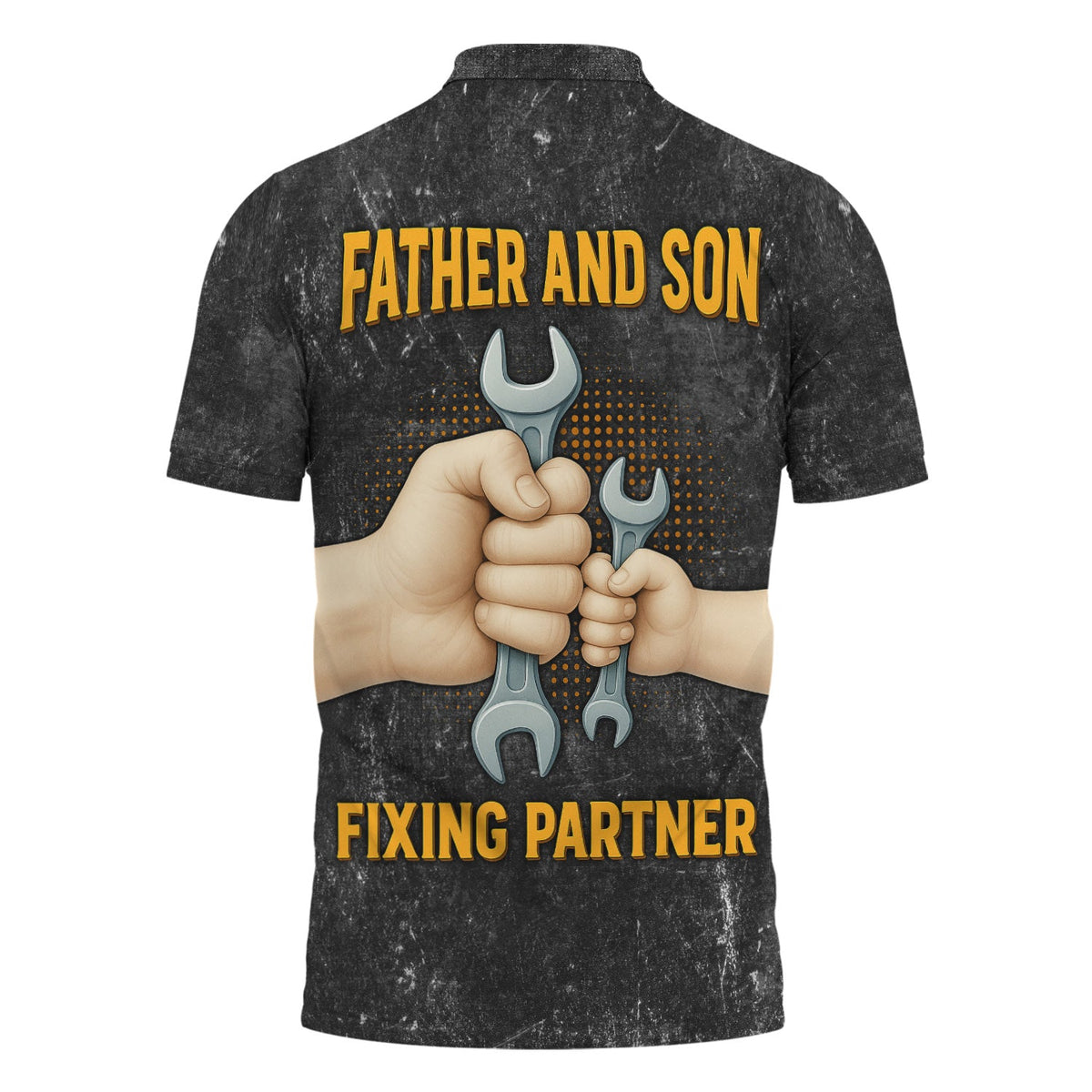 Blisscorners Father And Son Mechanic T Shirt Fixing Partner Auto Repair Garage Workwear Tee Funny Car Repair Shirt Fathers Day Birthday Gift For Dad