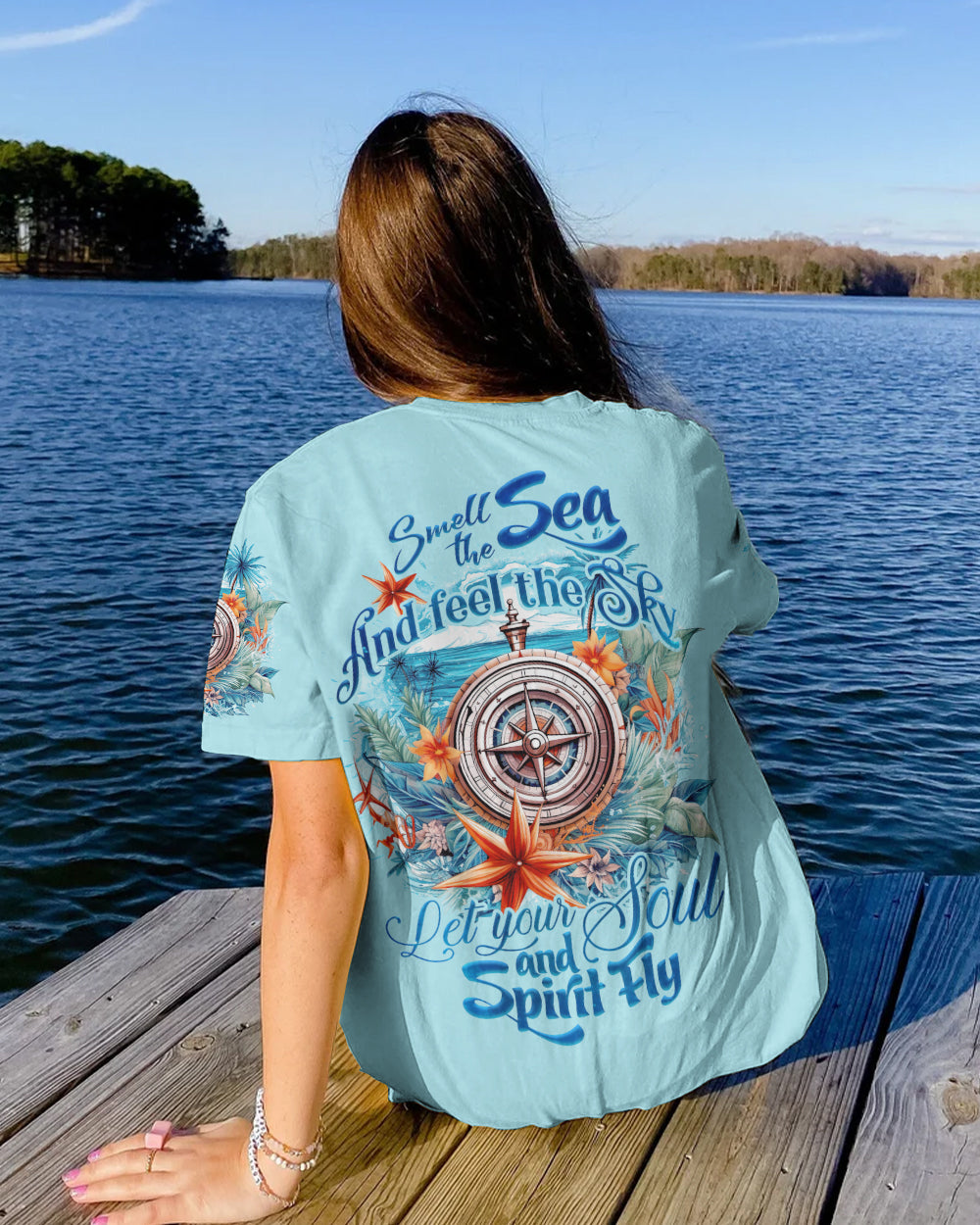 BLISSCORNERS SMELL THE SEA AND FEEL THE SKY ALL OVER PRINT