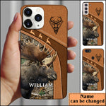 Blisscorners Moose Hunting Personalized Name Phone Case LM0912