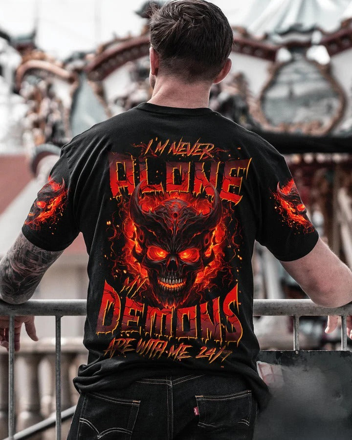 BLISSCORNERS I'M NEVER ALONE SKULL DEMON ALL OVER PRINT 2