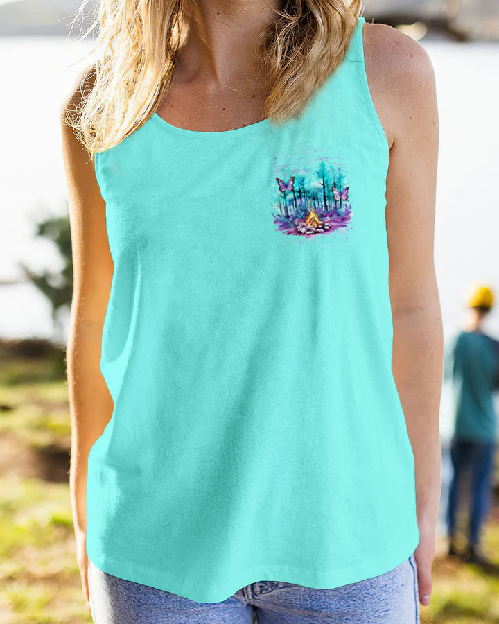 BLISSCORNERS JUST A GIRL WHO LOVES CAMPFIRES ALL OVER PRINT