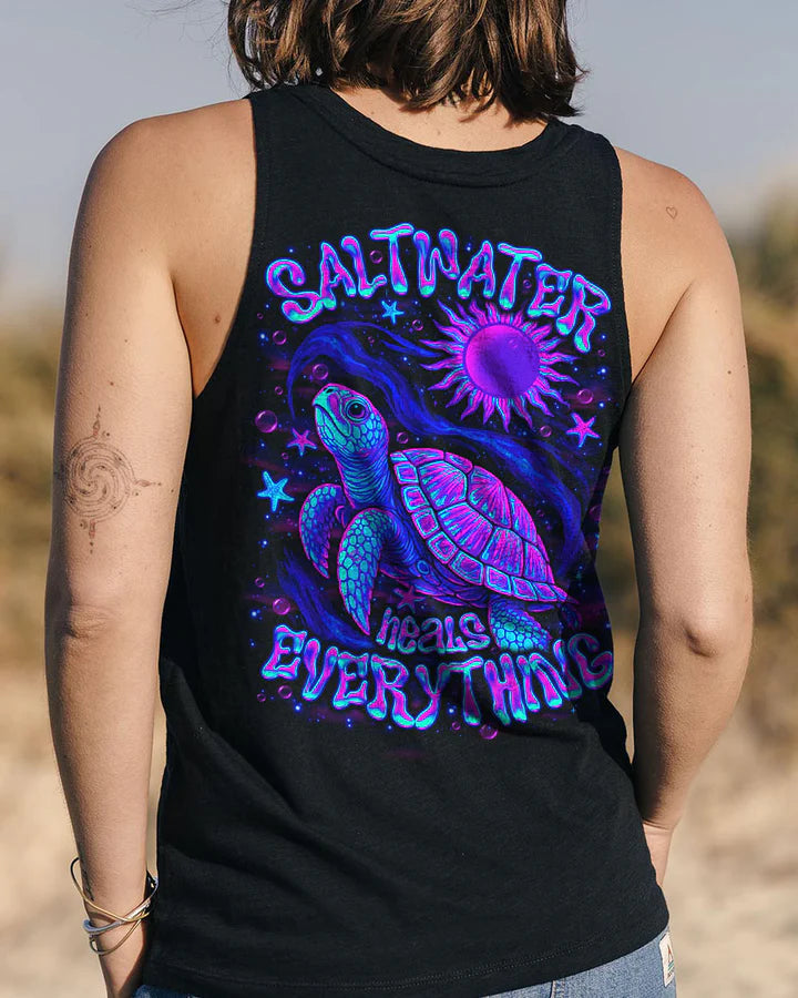 BLISSCORNERS SALTWATER HEALS EVERYTHING TURTLE ALL OVER PRINT 2
