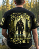 BLISSCORNERS AND INTO THE FOREST I GO BIGFOOT ALL OVER PRINT