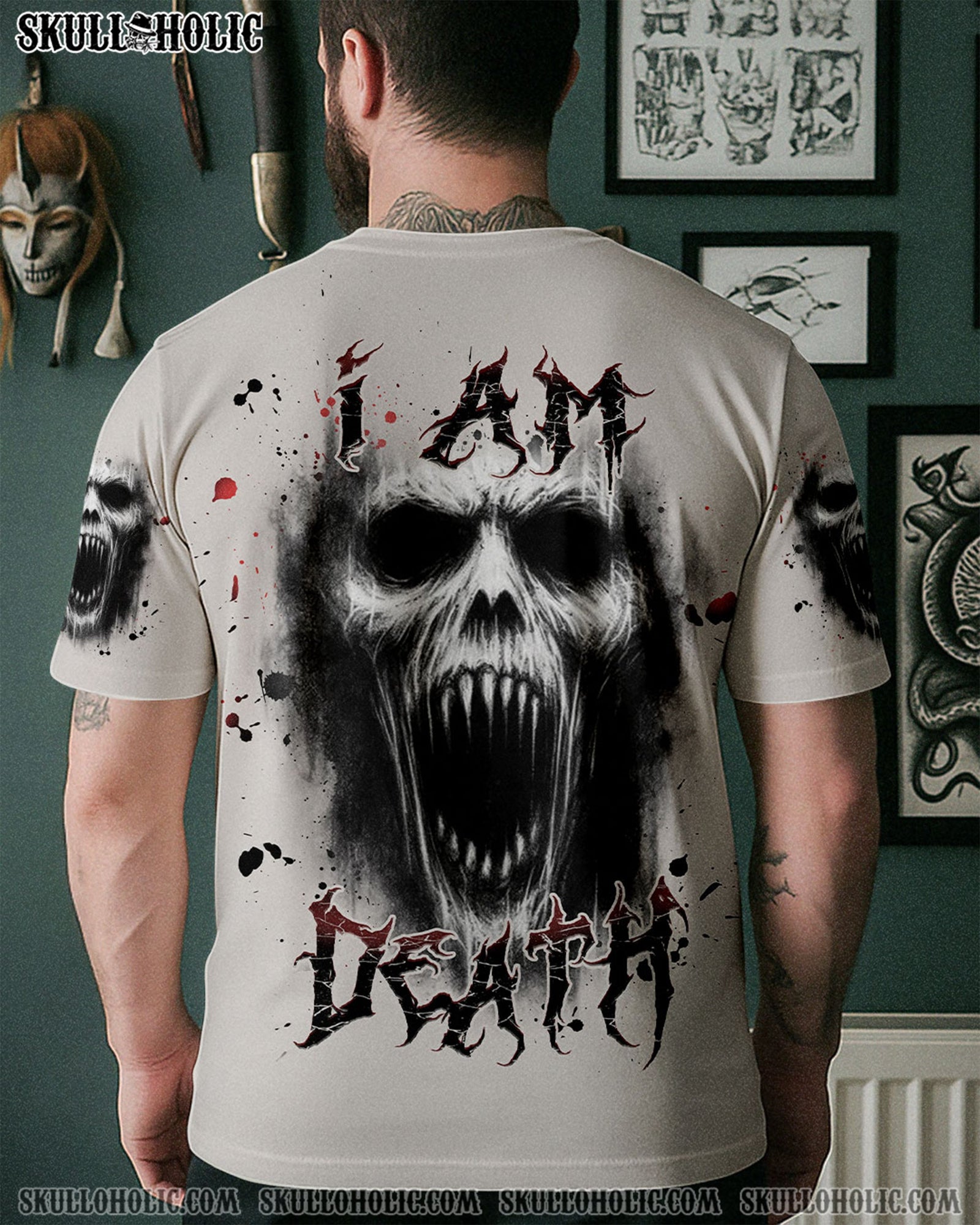 BLISSCORNERS I AM DEATH ALL OVER PRINT
