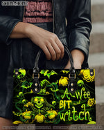BLISSCORNERS A WEE BIT WICKED LEATHER HANDBAG