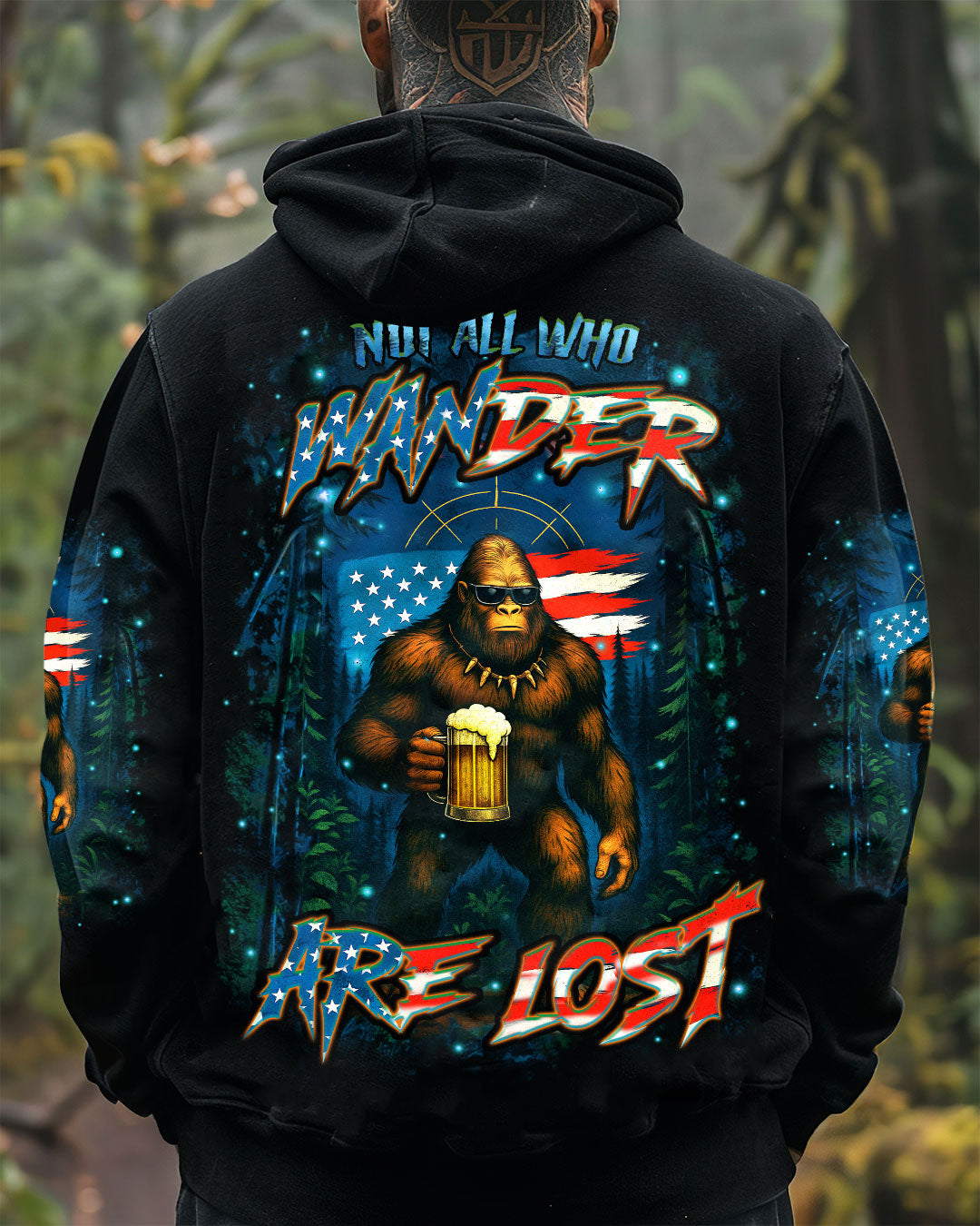 BLISSCORNERS NOT ALL WHO WANDER ARE LOST ALL OVER PRINT
